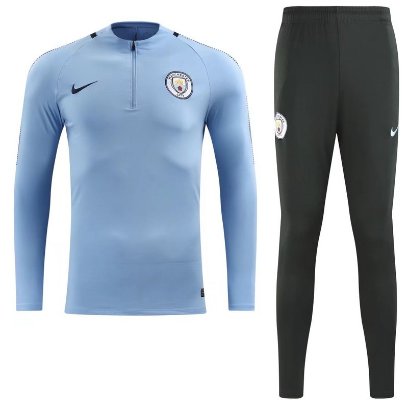 Chandal Manchester City 2017-18 Azul Claro Gris